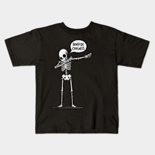 Skeleton Dabbing Bonafide Coolness Kids T-Shirt